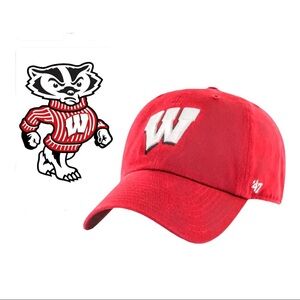 NWT '47 BRAND Wisconsin Badgers Baseball Hat